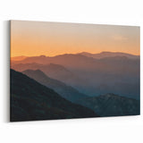 Santa Barbara Mountains - Sunset Over Hills California Landscape Art