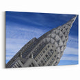 Ellis Island Wall Art - Iconic New York City Skyline Chrysler Building Decor