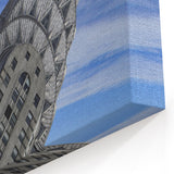 Ellis Island Wall Art - Iconic New York City Skyline Chrysler Building Decor