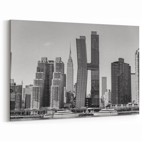 NYC Landmarks Wall Decor - Historic Empire State Building Art Print