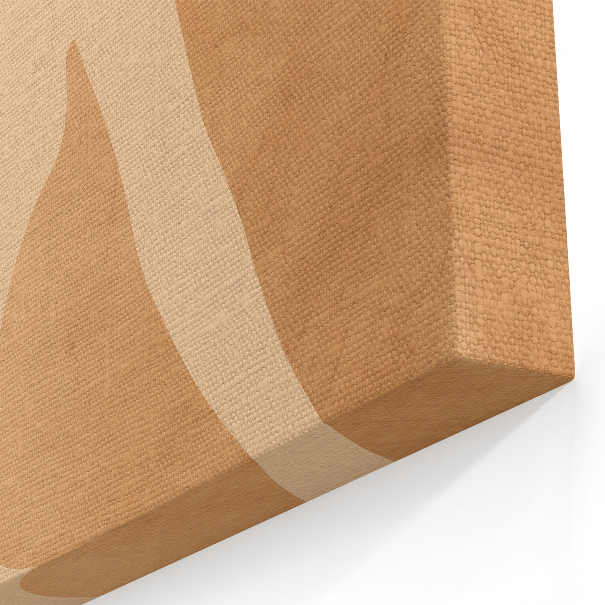 Minimalist Art Print – Elegant Silhouette in Earthy Tones