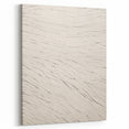 Abstract Minimalist Art – Flowing Line Pattern in Neutral Tones