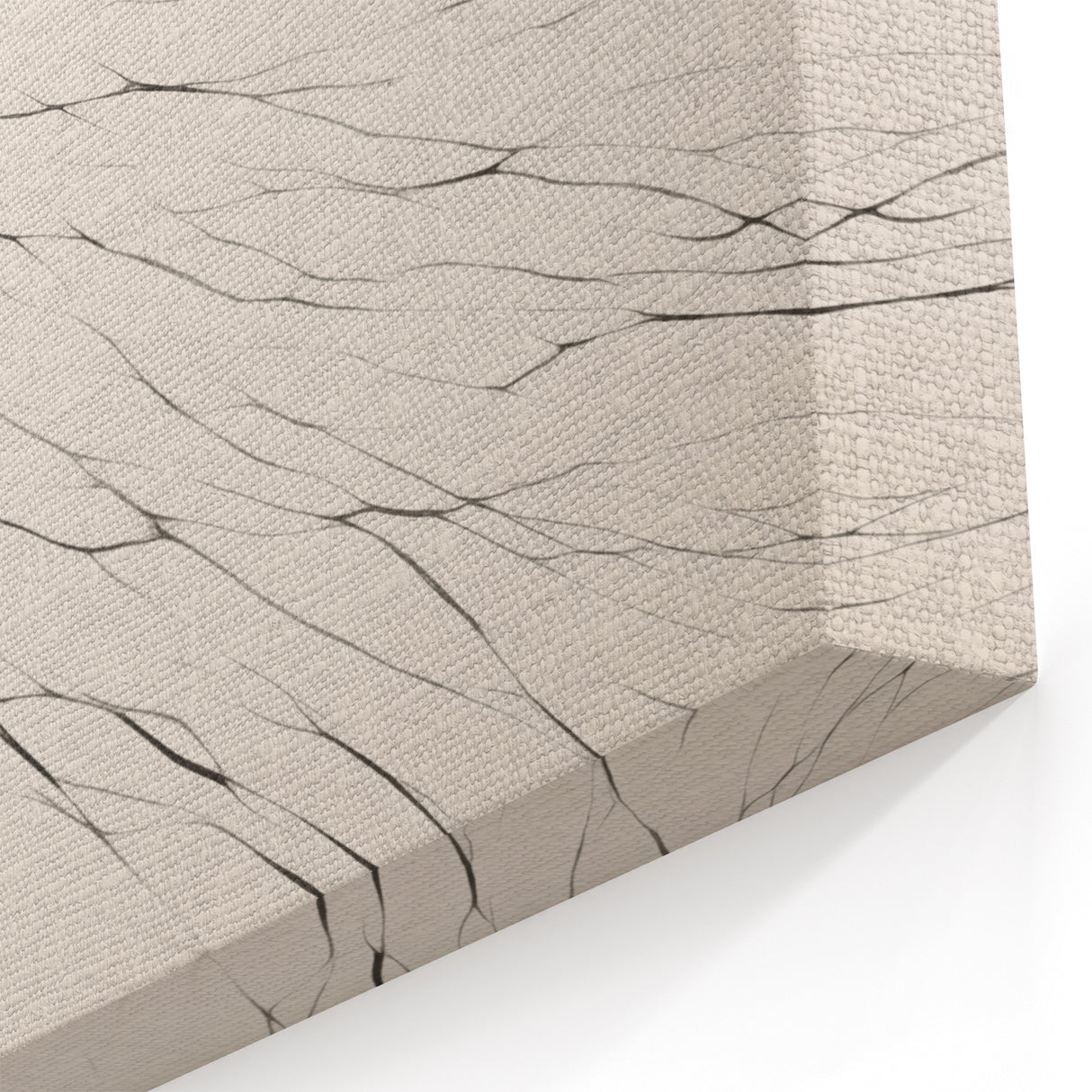 Abstract Minimalist Art – Flowing Line Pattern in Neutral Tones