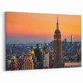 Empire State Building Wall Art - Manhattan Skyline Canvas Iconic NYC Print