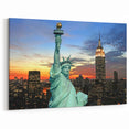 Empire State Building Wall Art - Iconic NYC Skyline Liberty Canvas Print