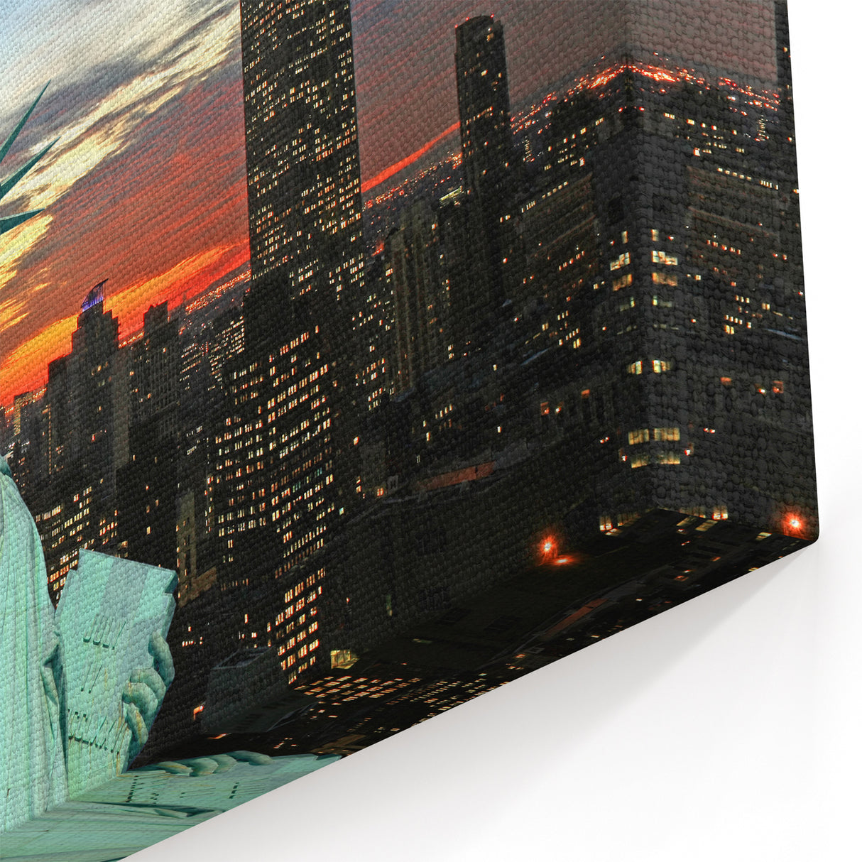 Empire State Building Wall Art - Iconic NYC Skyline Liberty Canvas Print