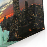 Empire State Building Wall Art - Iconic NYC Skyline Liberty Canvas Print