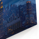 Empire State Building Wall Art - Manhattan Skyline Canvas NYC Night View