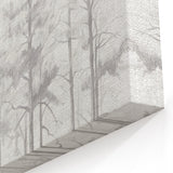 Minimalist Tree Sketch – Forest Scene in Soft Pencil Lines