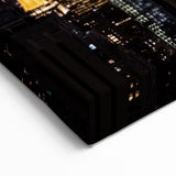 Empire State Building Wall Art - Manhattan Skyline Night Canvas NYC View
