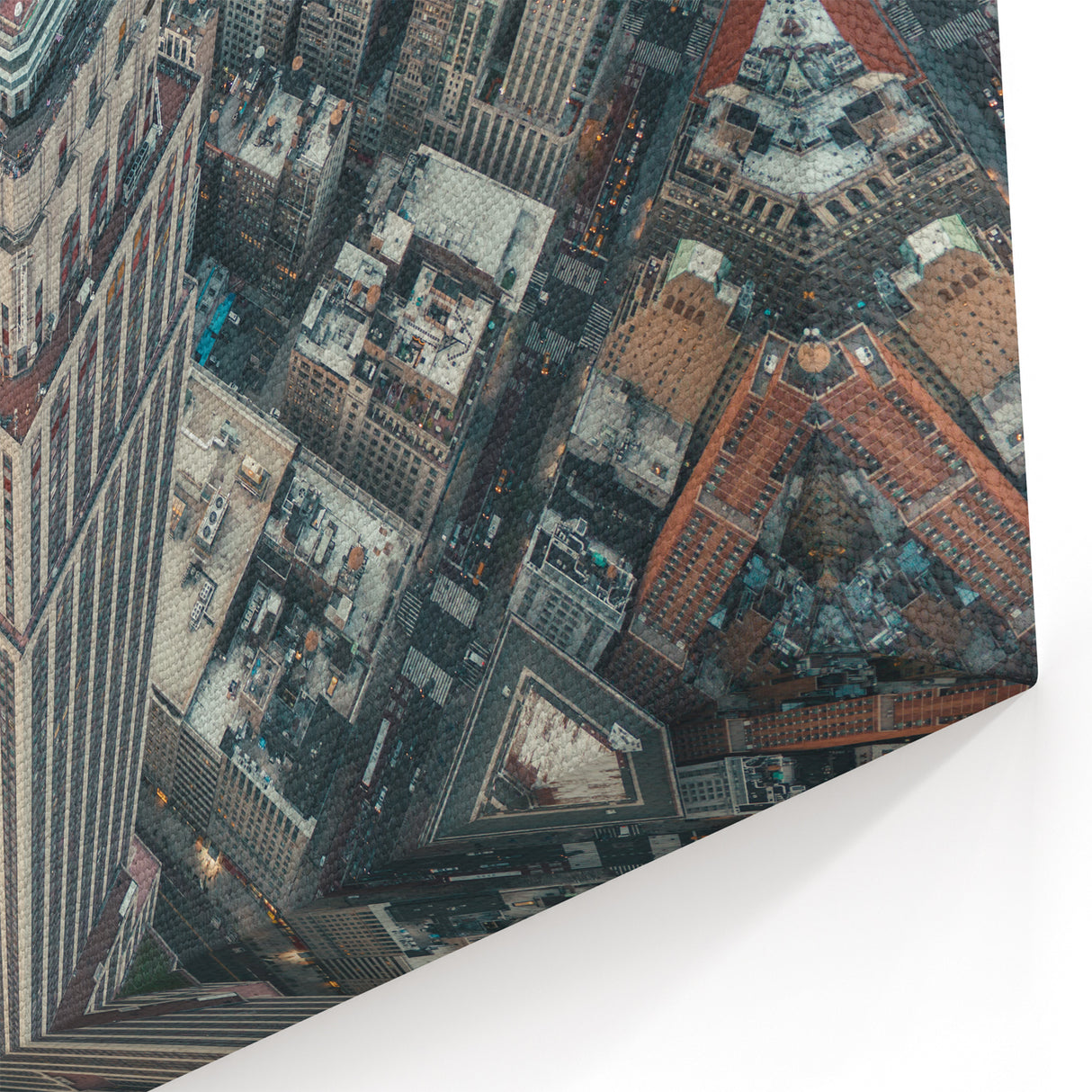 Iconic NYC Landmark Prints - Aerial Empire State Building Manhattan Art