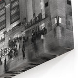 Grand Central Station Art - Iconic NYC Landmark in Black and White Canvas