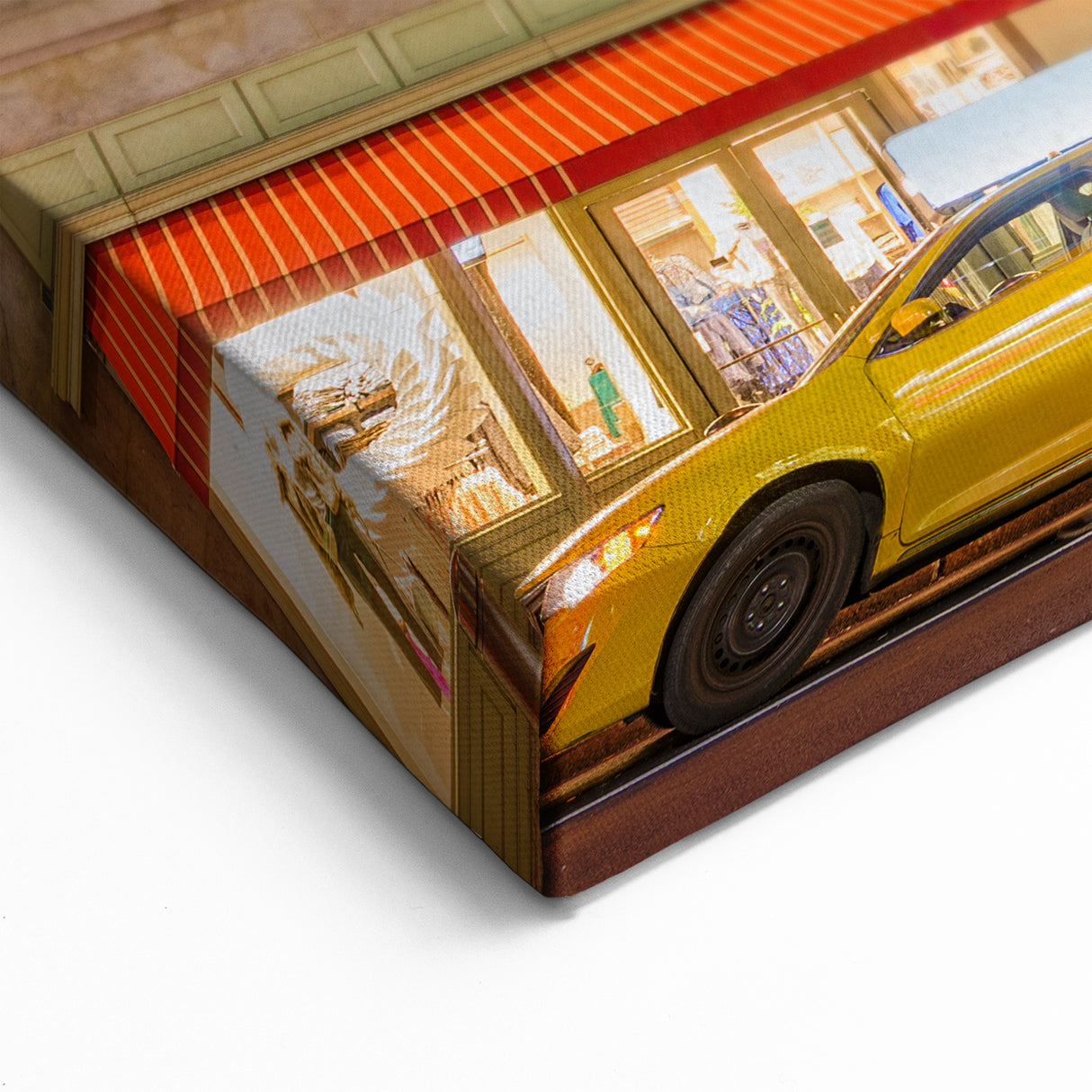 Grand Central Station Art - NYC Yellow Taxi Scene with Iconic Architecture