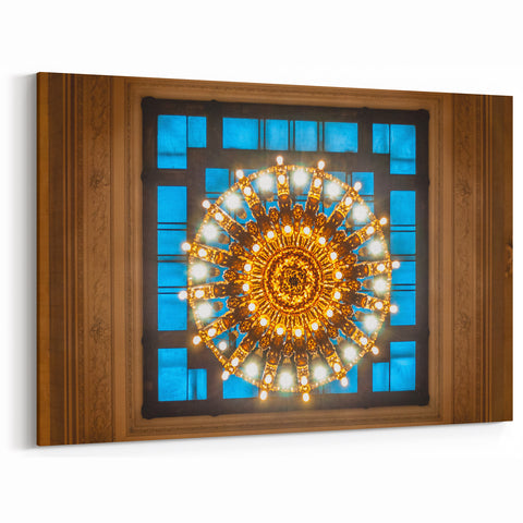 Grand Central Station Chandelier Art - Iconic NYC Landmark Ceiling Decor