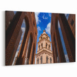 Santa Cruz Tower View Wall Art - California Architectural Canvas Prints