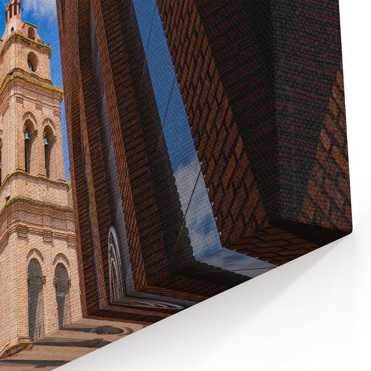 Santa Cruz Tower View Wall Art - California Architectural Canvas Prints