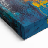 Abstract Manhattan Skyline Art - Colorful NYC Cityscape with Vibrant Hues