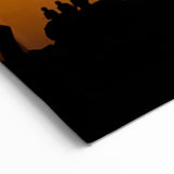 Santa Cruz Lighthouse Silhouette Wall Art - Sunset Coastal Canvas Prints