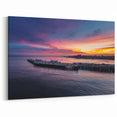 Santa Cruz Pier Sunset Wall Art - California Coastal Photography Prints