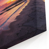 Santa Cruz Beach and Pier Sunset Wall Art - California Coastal Prints