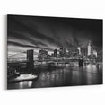 Black and White Manhattan Bridge Wall Art – NYC Cityscape Prints
