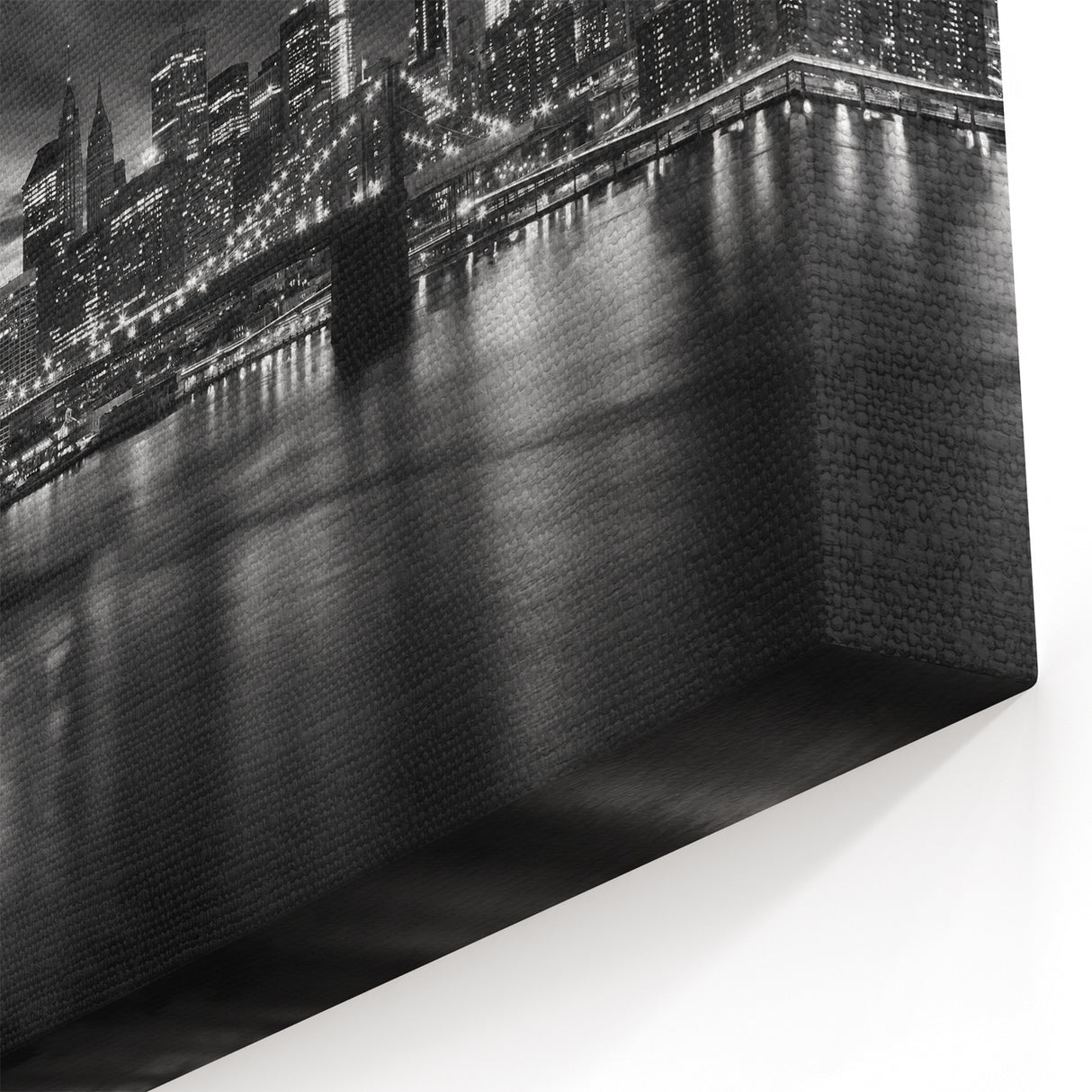 Black and White Manhattan Bridge Wall Art – NYC Cityscape Prints