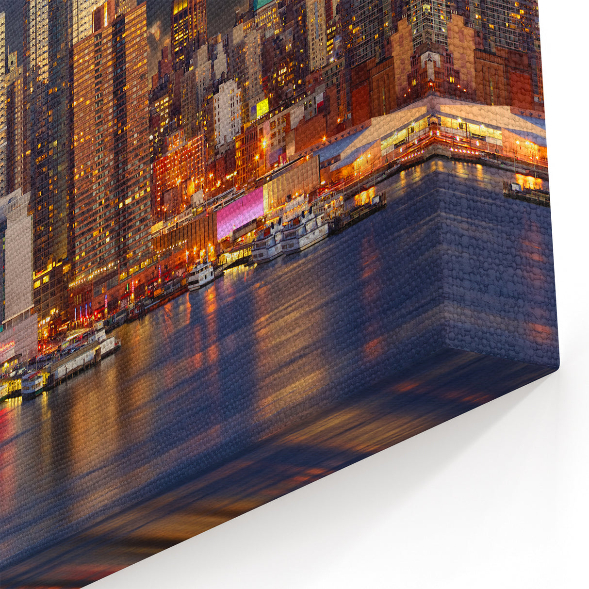 Vibrant Manhattan Skyline Wall Art – NYC Cityscape Prints for Home