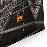 Manhattan Bridge Wall Art with Yellow Taxi – NYC Cityscape Prints