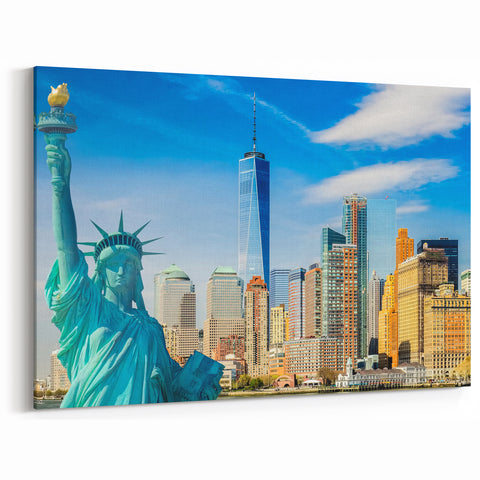 Statue of Liberty Wall Art – NYC Skyline Cityscape Prints for Home