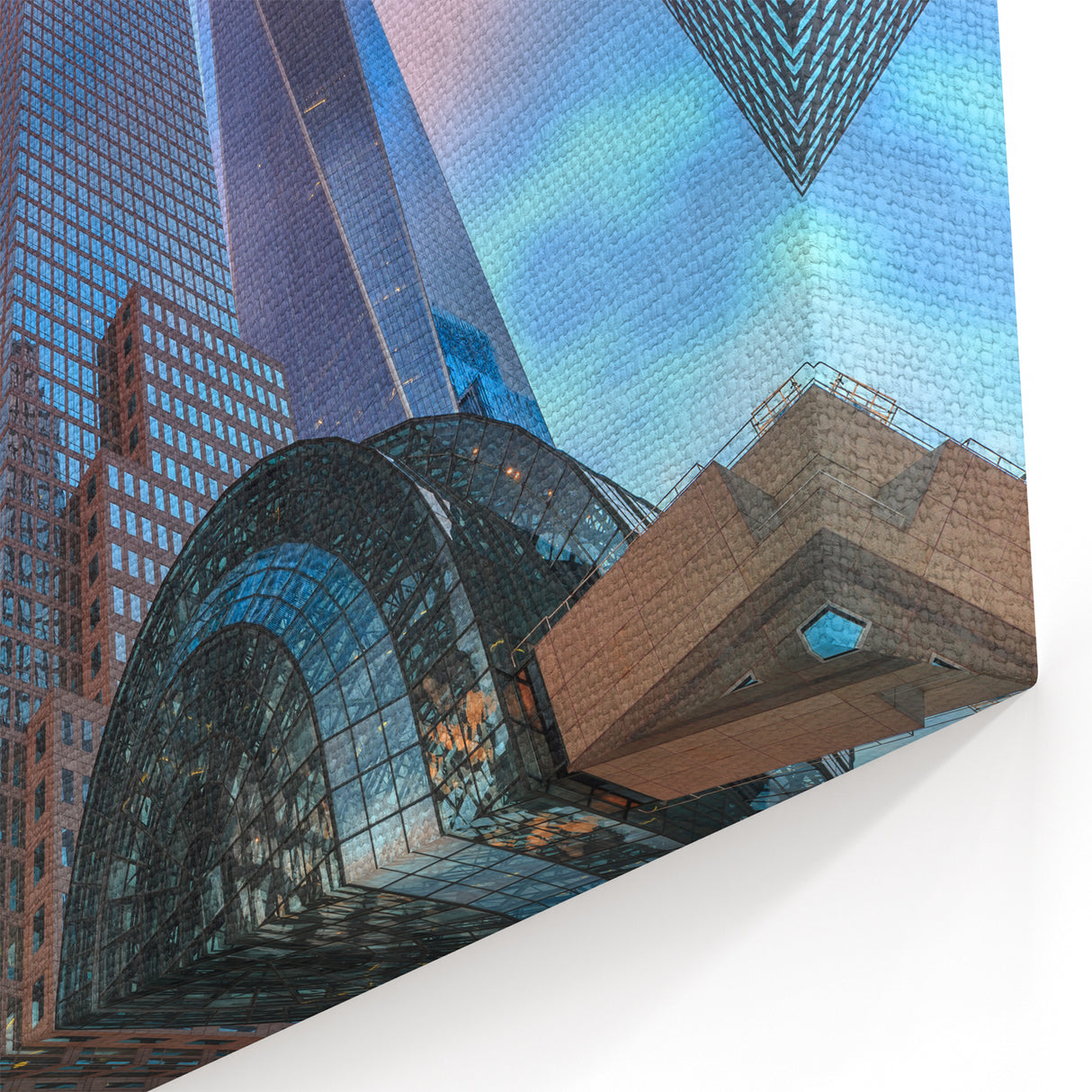 Modern Manhattan Skyscrapers Wall Art – NYC Architecture Prints