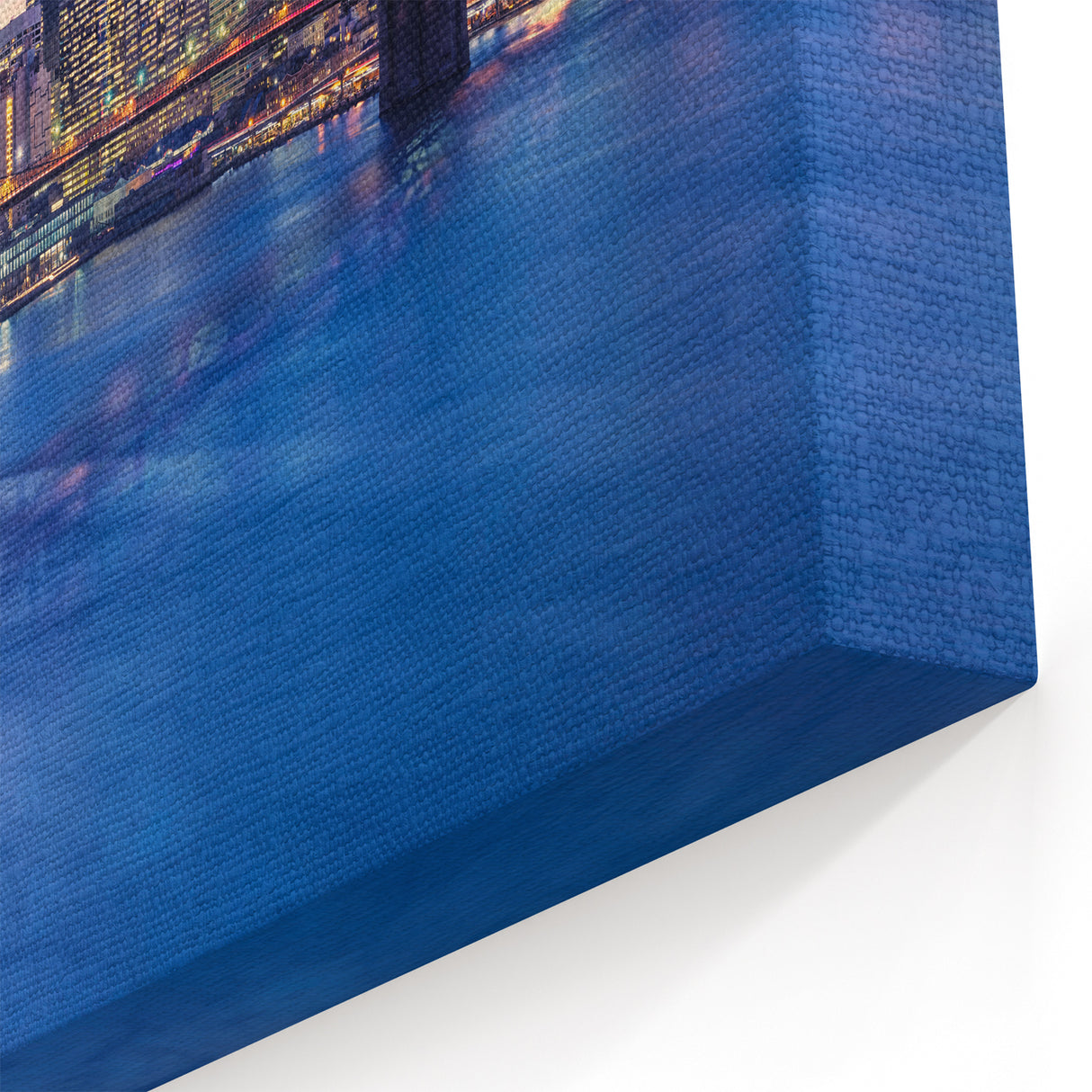 Manhattan Skyline Wall Art - Iconic NYC Bridge and Cityscape at Dusk