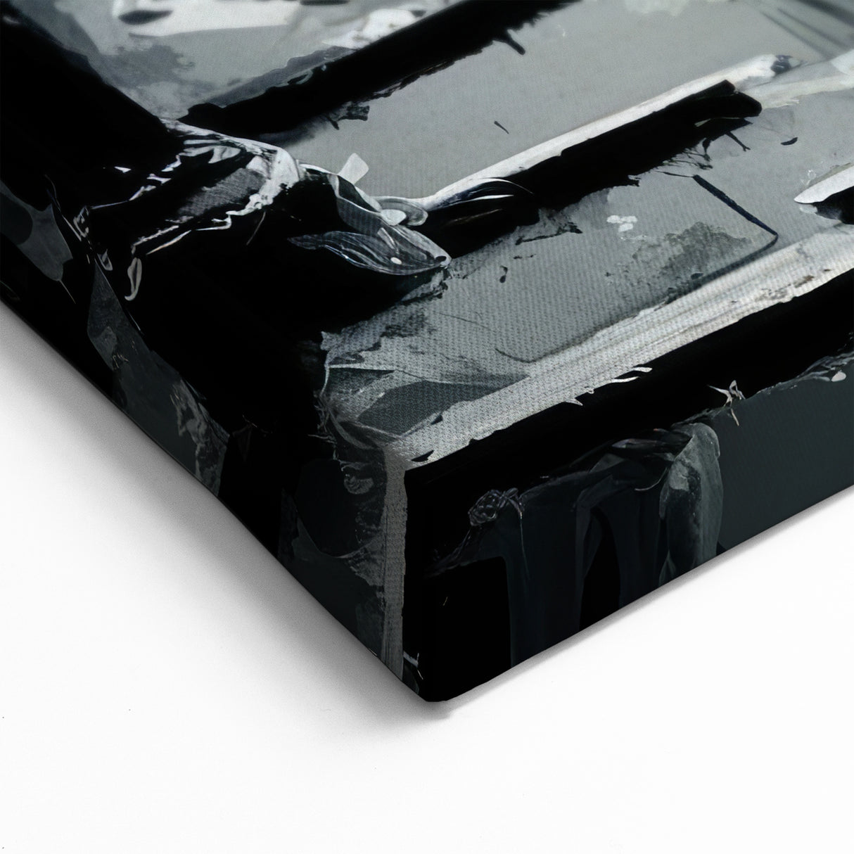 Wall Art of Manhattan Landmarks - Classic NYC Yellow Taxi in Urban Scene