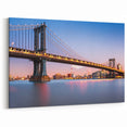 Manhattan Bridge Art - Twilight New York City Bridge Photography Wall Decor