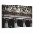 New York Stock Exchange Wall Art - Historical Framed Canvas Print