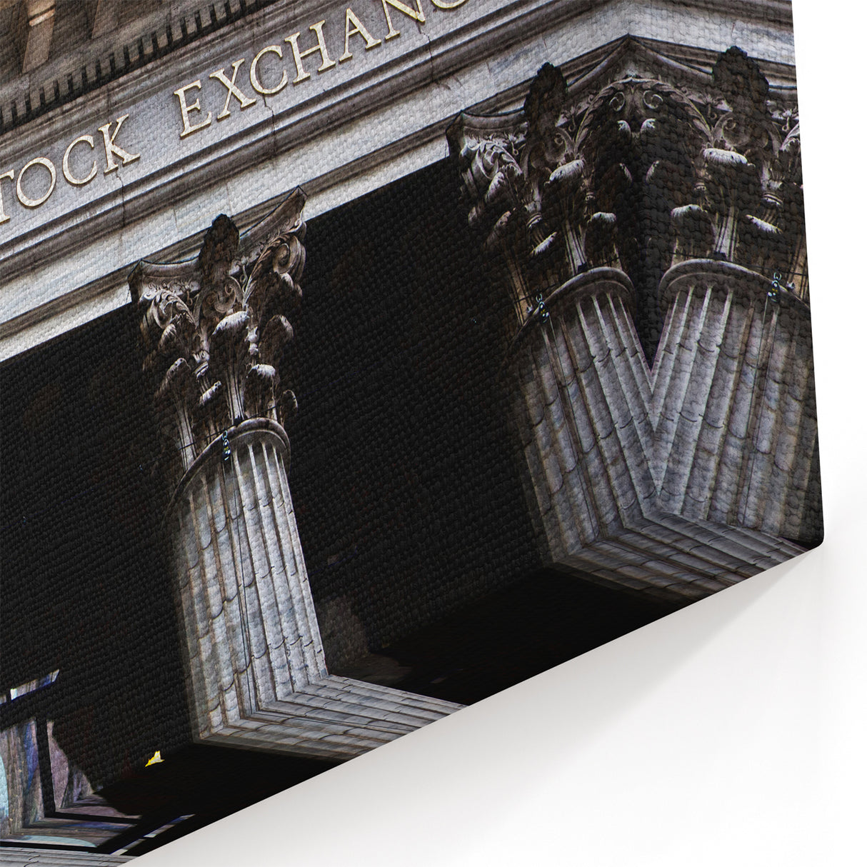 New York Stock Exchange Wall Art - Historical Framed Canvas Print