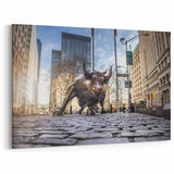 New York Stock Exchange Bull Art - Large Premium Canvas Print