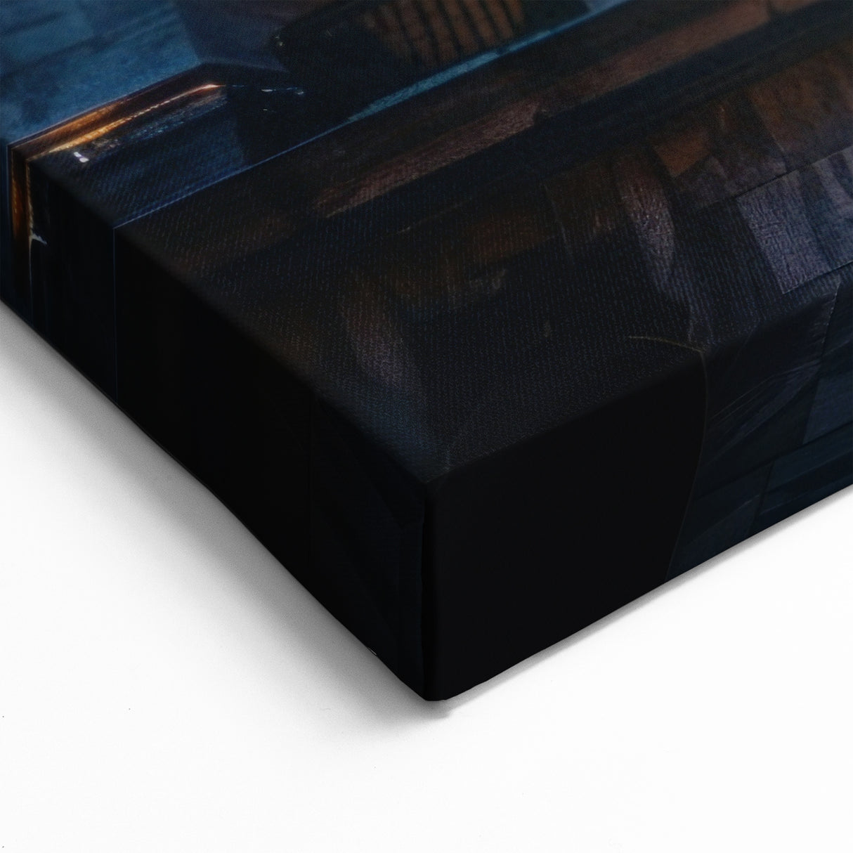 NYC Stock Exchange Night Art - Premium Illuminated Canvas Print