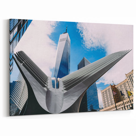 One World Trade Center Rolled Canvas - Striking Modern NYC Print