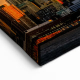 One World Trade Center Framed Art - Golden Sunset NYC Skyline Print