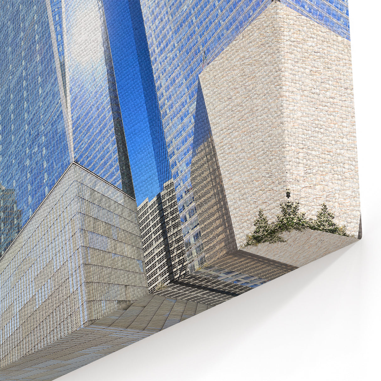 One World Trade Center Rolled Print - NYC Skyline with Memorial View