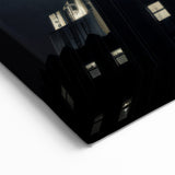 Illuminated NYC Skyscraper at Night - Dramatic Art Deco Art Print