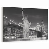 Iconic Statue of Liberty Art - New York City Skyline Wall Decor