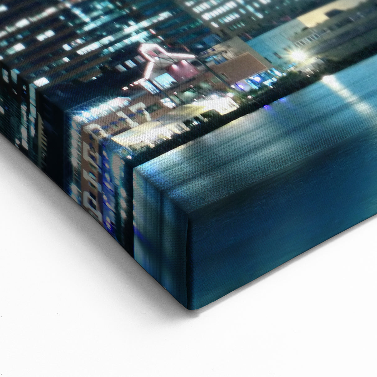 Statue of Liberty Art - New York City Skyline Night Wall Decor