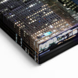 Statue of Liberty Art - New York City Skyline Nightscape Wall Decor