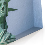 Iconic Statue of Liberty Close-Up - Patriotic Wall Art for Home Decor