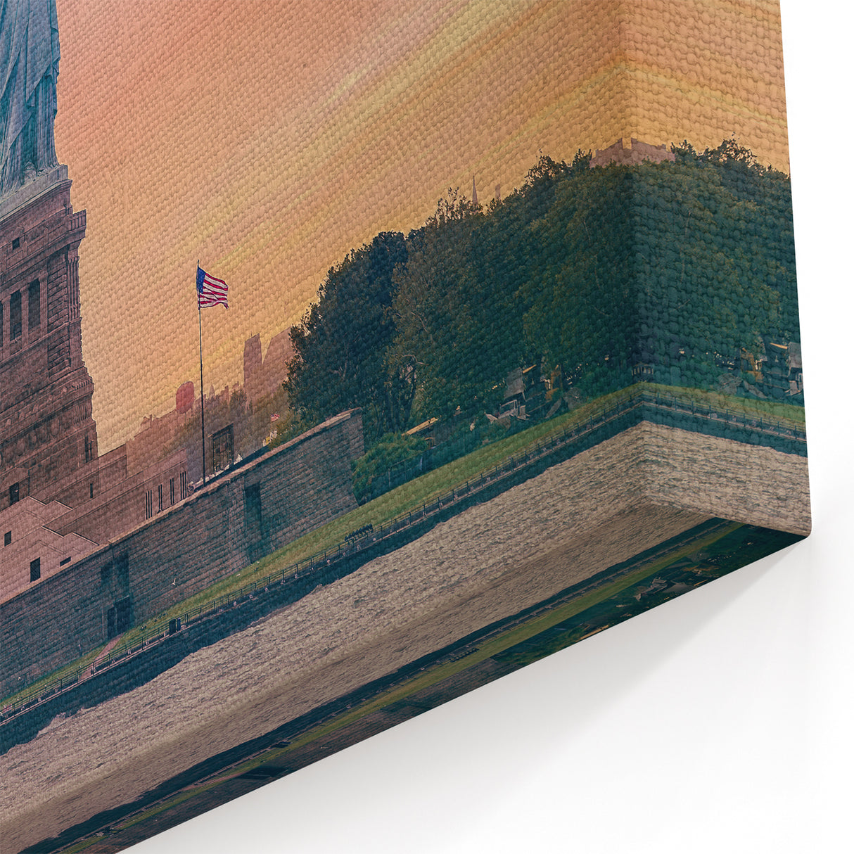 Iconic Statue of Liberty Art - New York City Skyline Wall Decor