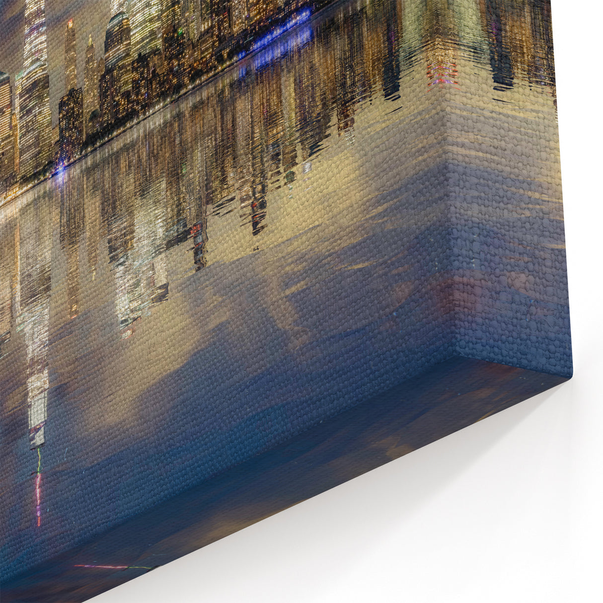 Statue of Liberty Art - New York City Night Skyline Wall Decor