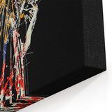 Abstract Statue of Liberty Art - Colorful New York City Landmark Print