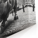 NYC Wall Art - Financial District Bull Statue Wall Street Canvas Print