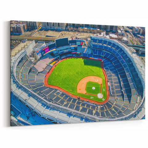 NYC Sports Art – Aerial Yankee Stadium Baseball Field Print